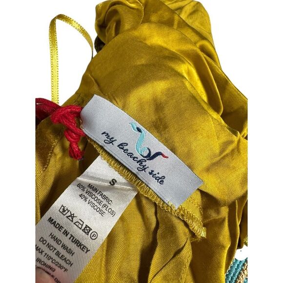 MYBEACHYSIDE Begonia Beaded Halter Top - Size S - NWT - Picture 5 of 5